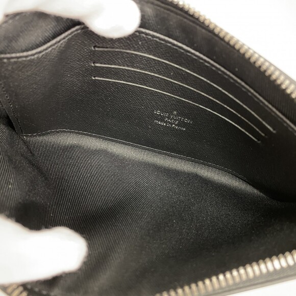 Louis Vuitton Monogram Eclipse Discovery PM Pochette M44323 Black Men's Bag/P...